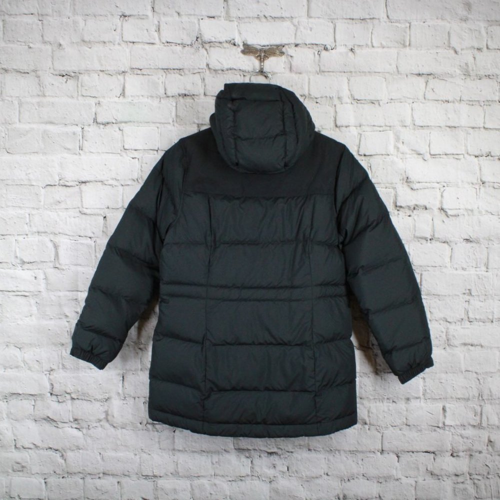 LL Bean Mountain Classic Down Sherpa-Lined Zippered Hooded Parka S Pet - Picture 9 of 10